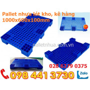 Pallet nhựa lót kho - kê hàng 1000x600x100mm Pl04LS