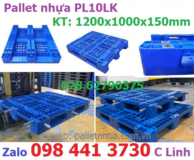 Pallet nhựa PL10LK- 1200x1000x150mm