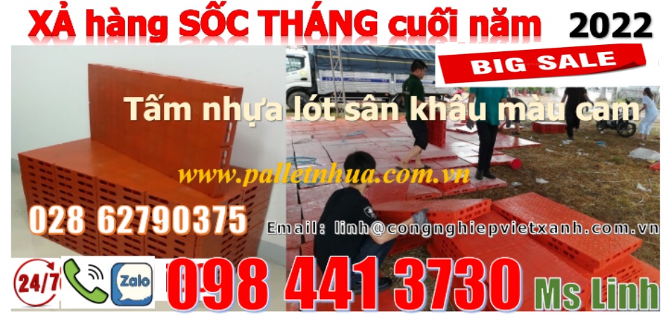 San nhua san khau mau cam 500x1000x50mm