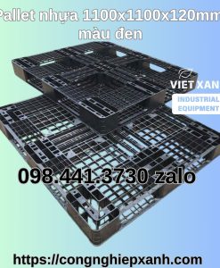 Pallet-nhua-1100x1100x120mm-xuat-khau-mau-den