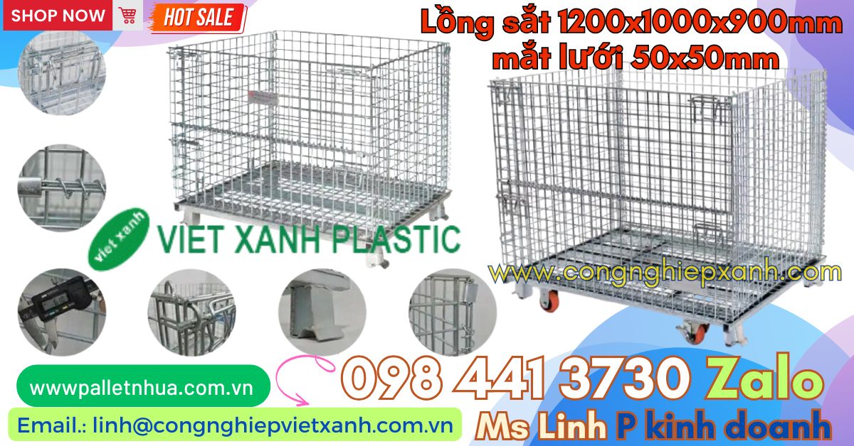 Pallet nhựa Việt Xanh