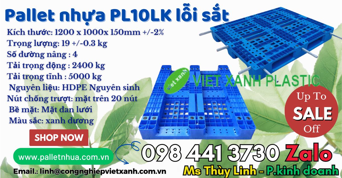 Pallet nhựa Việt Xanh