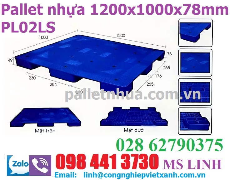 Pallet nhựa Việt Xanh
