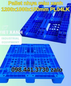 Pallet-nhua-mau-xanh-1200x1000x150mm-PL04LK-1