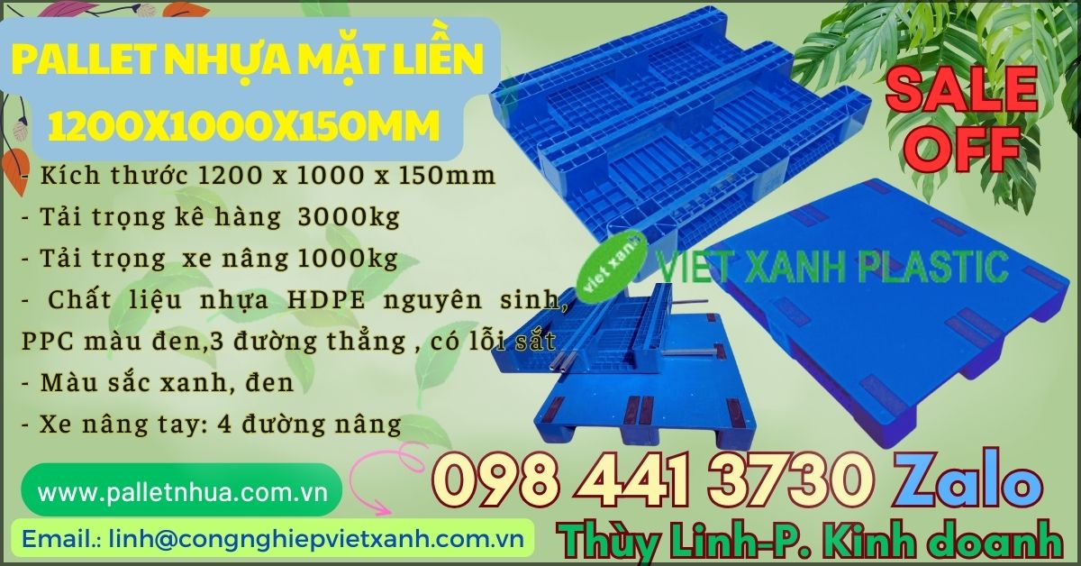 Pallet nhựa Việt Xanh