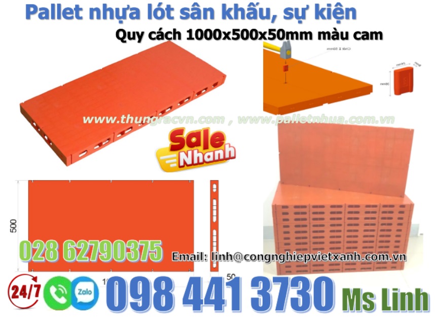 Pallet nhựa Việt Xanh