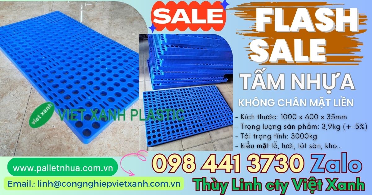 Pallet nhựa Việt Xanh