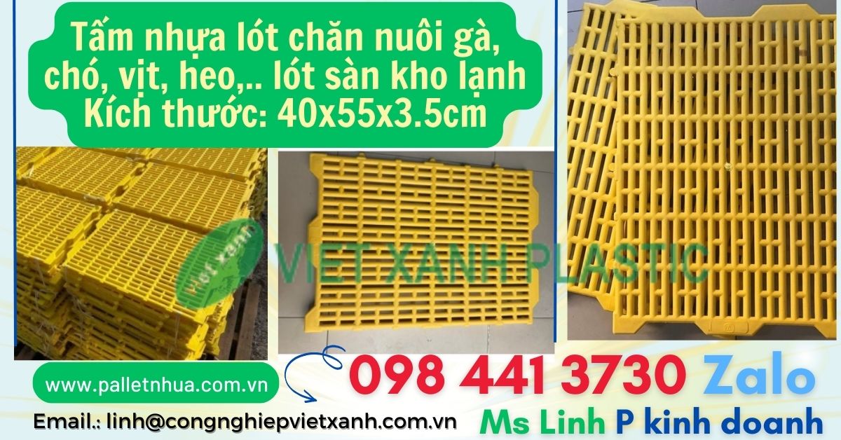 Tấm nhựa lót chân nuôi heo gà vịt