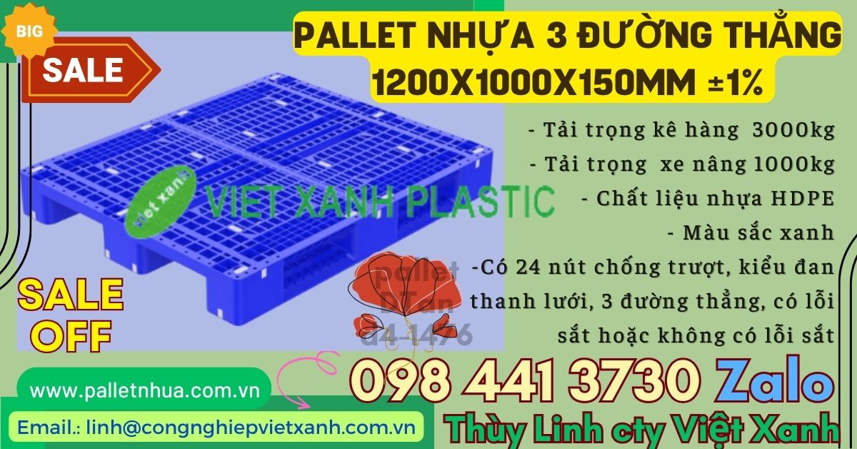 Pallet nhựa Việt Xanh