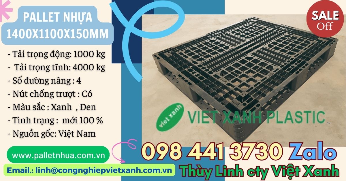Pallet nhựa Việt Xanh