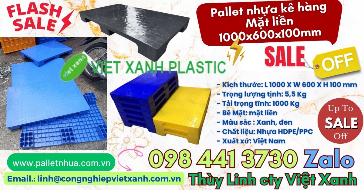 Pallet nhựa Việt Xanh