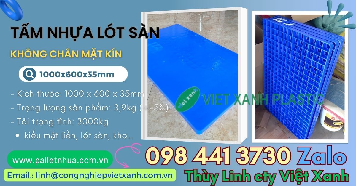 Pallet nhựa Việt Xanh