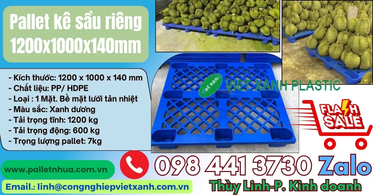 Pallet nhựa Việt Xanh