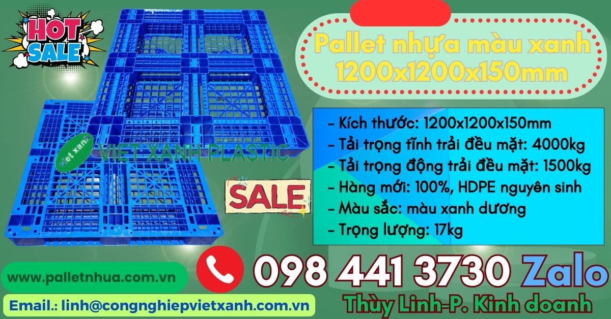 Pallet nhựa Việt Xanh