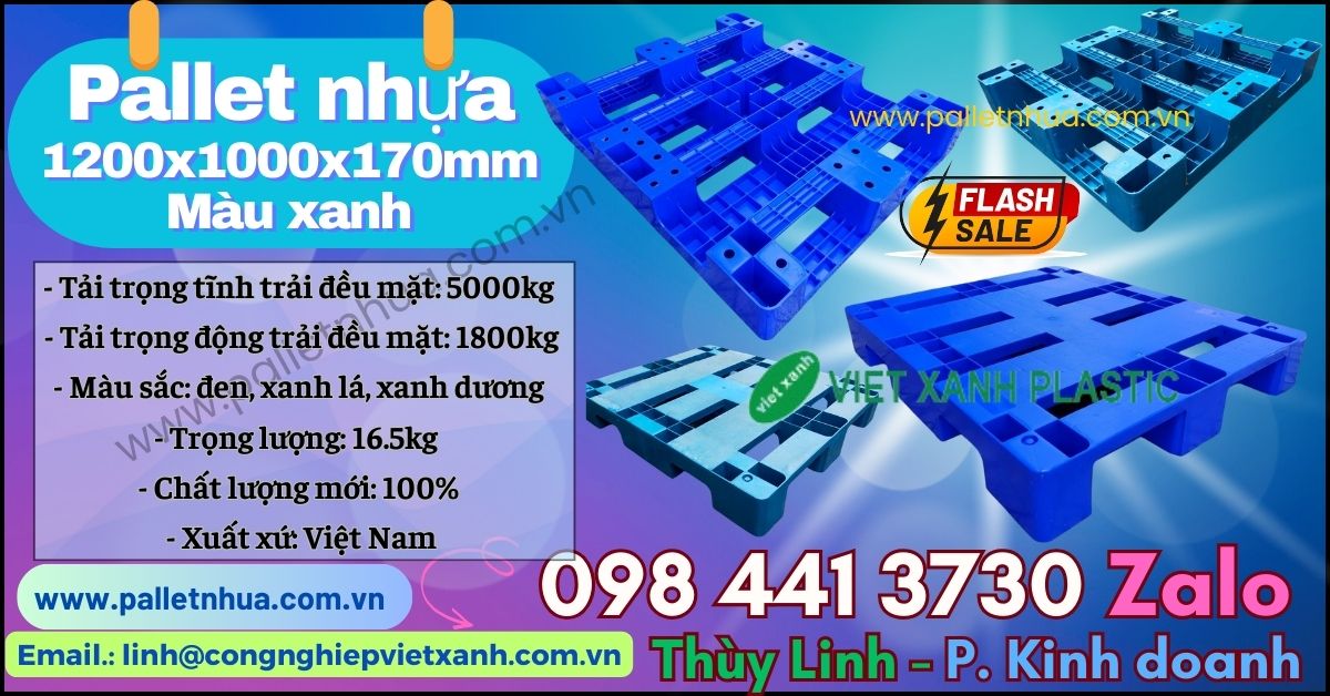 Pallet nhựa Việt Xanh