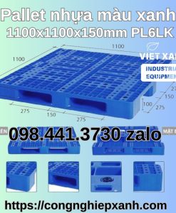 Pallet-nhua-mau-xanh-1100x1100x150mm-PL06LK