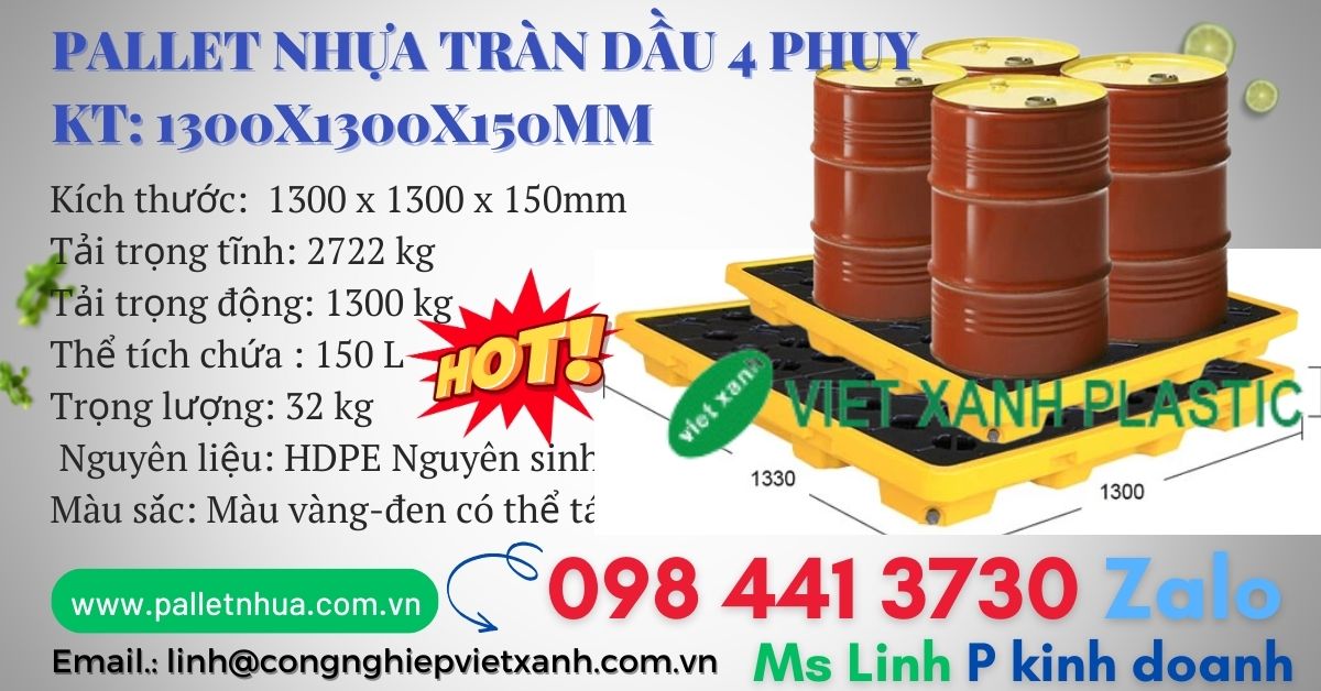 Pallet chống tràn dầu