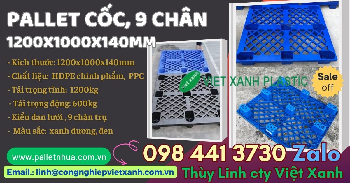 Pallet nhựa Việt Xanh