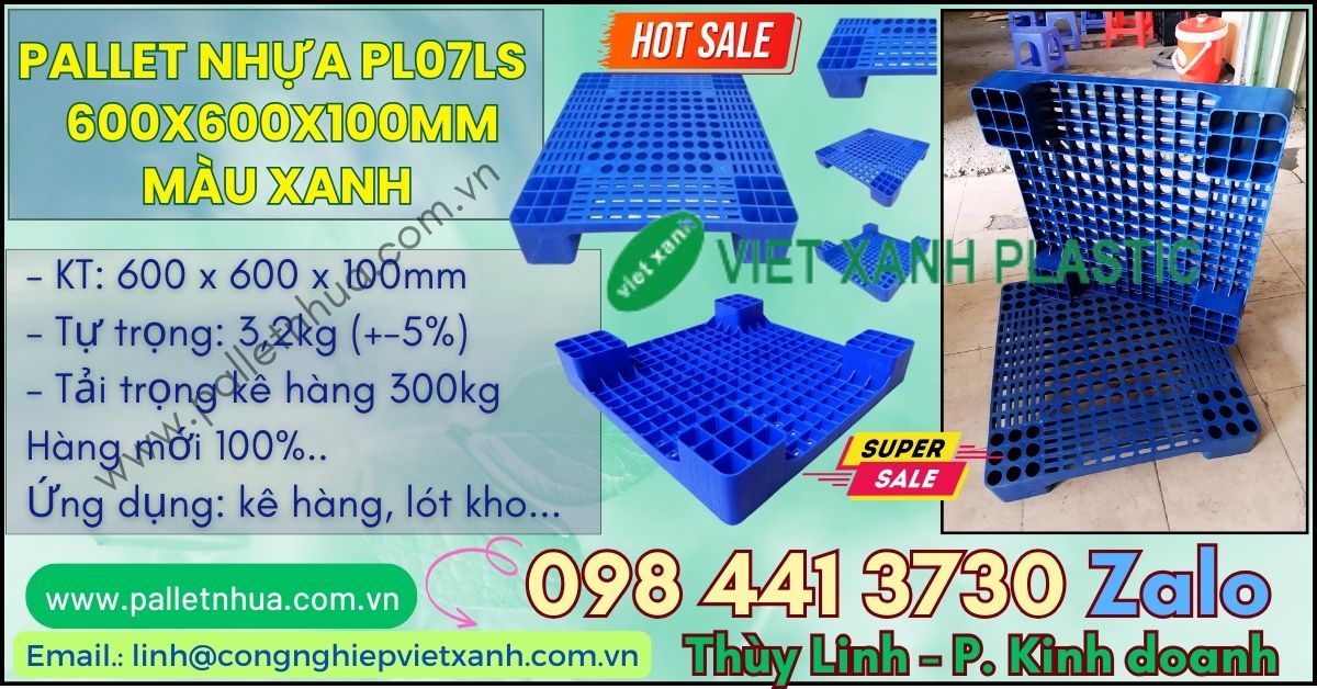 Pallet nhựa Việt Xanh