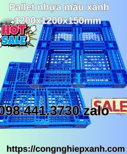 Pallet-nhua-mau-xanh-1200x1200x150mm