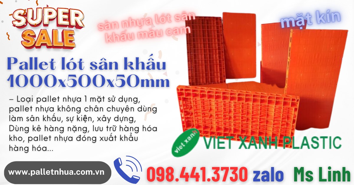 Pallet nhựa Việt Xanh