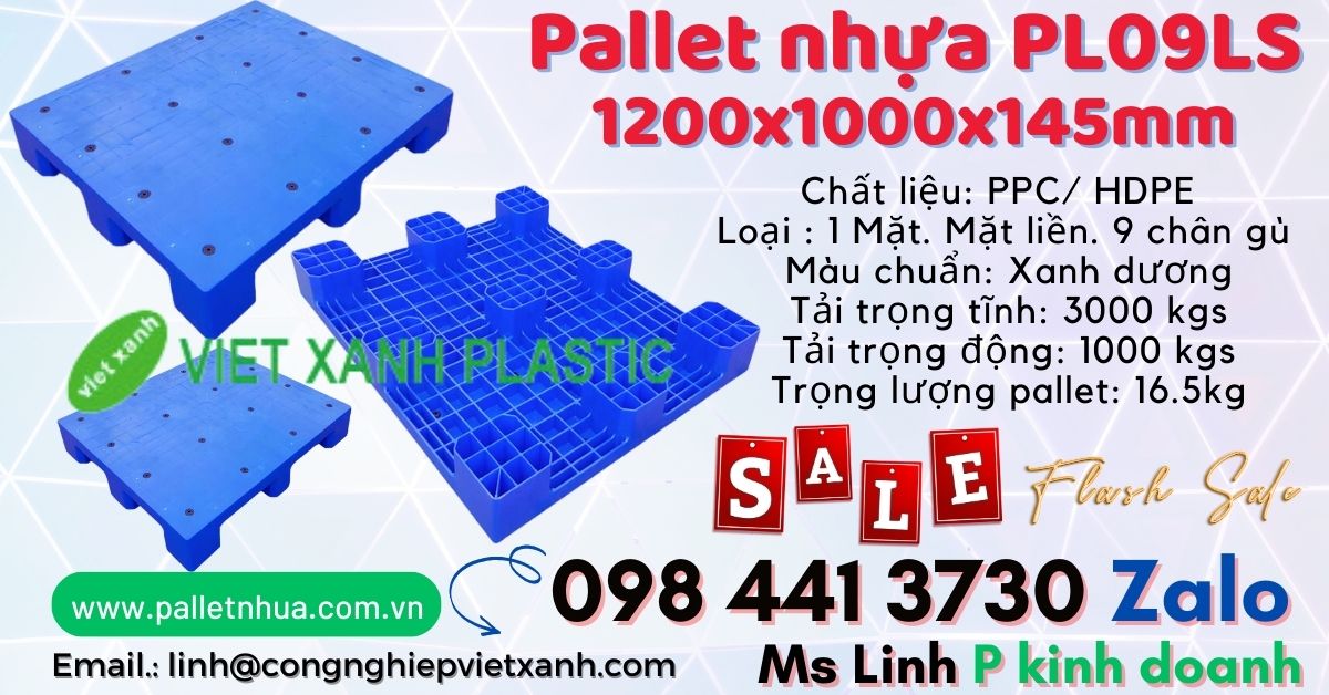 Pallet nhựa Việt Xanh