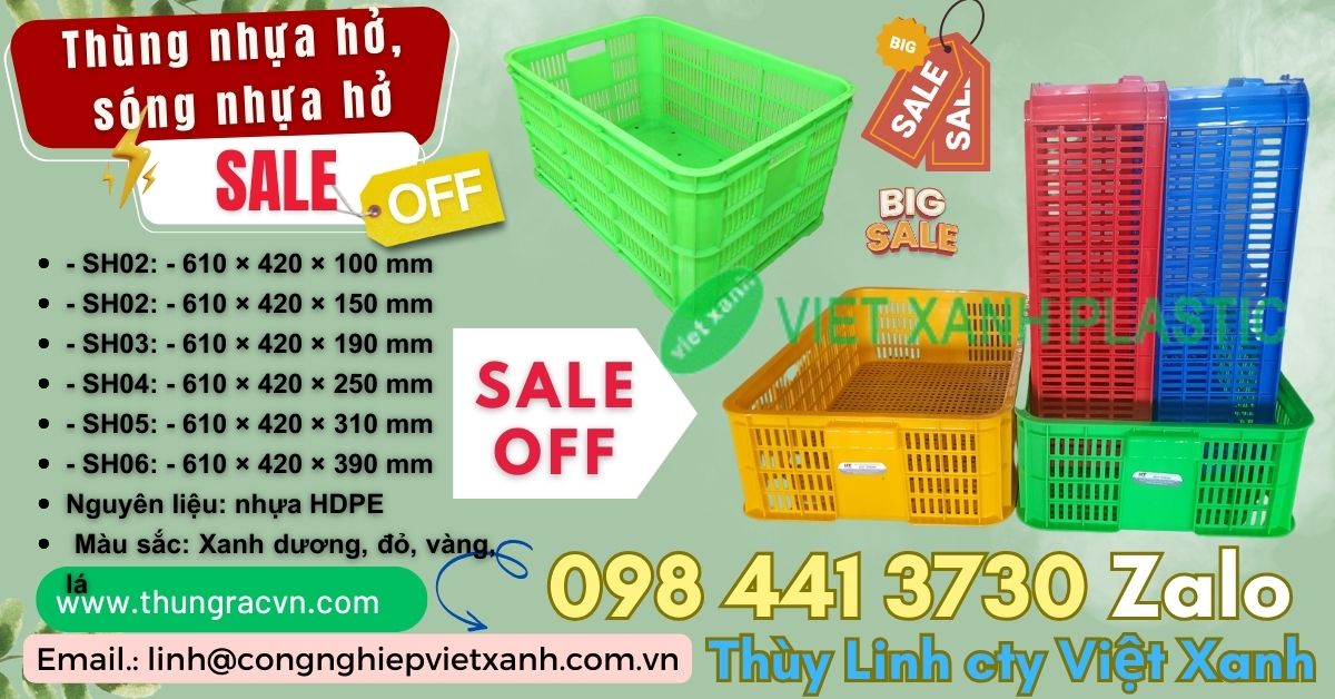 Pallet nhựa Việt Xanh
