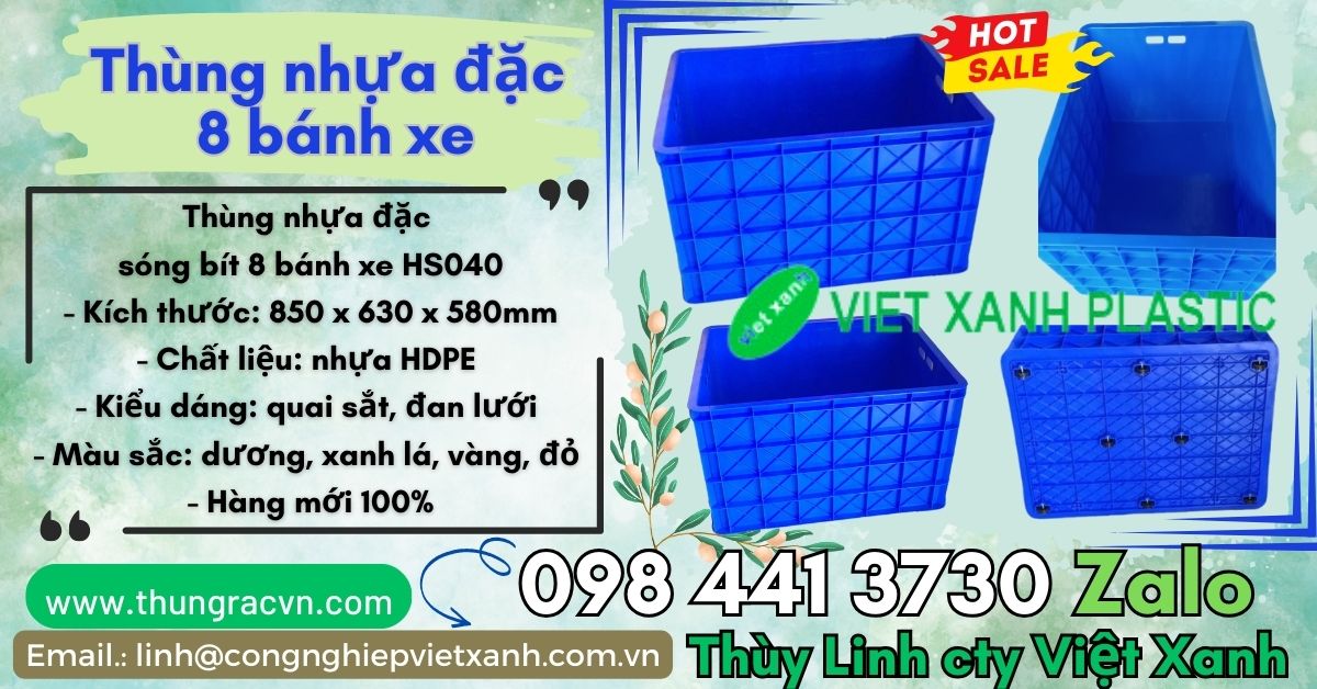 Pallet nhựa Việt Xanh