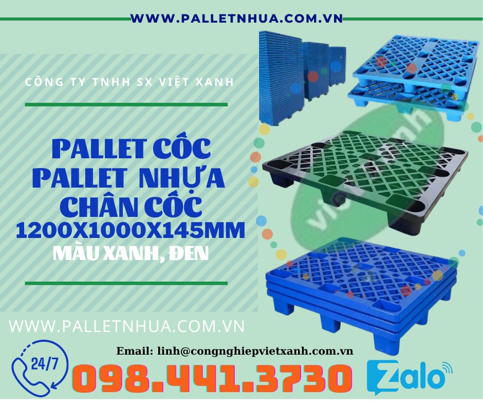 Pallet nhựa Việt Xanh