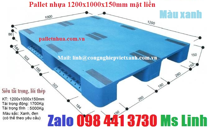 Pallet nhựa Việt Xanh