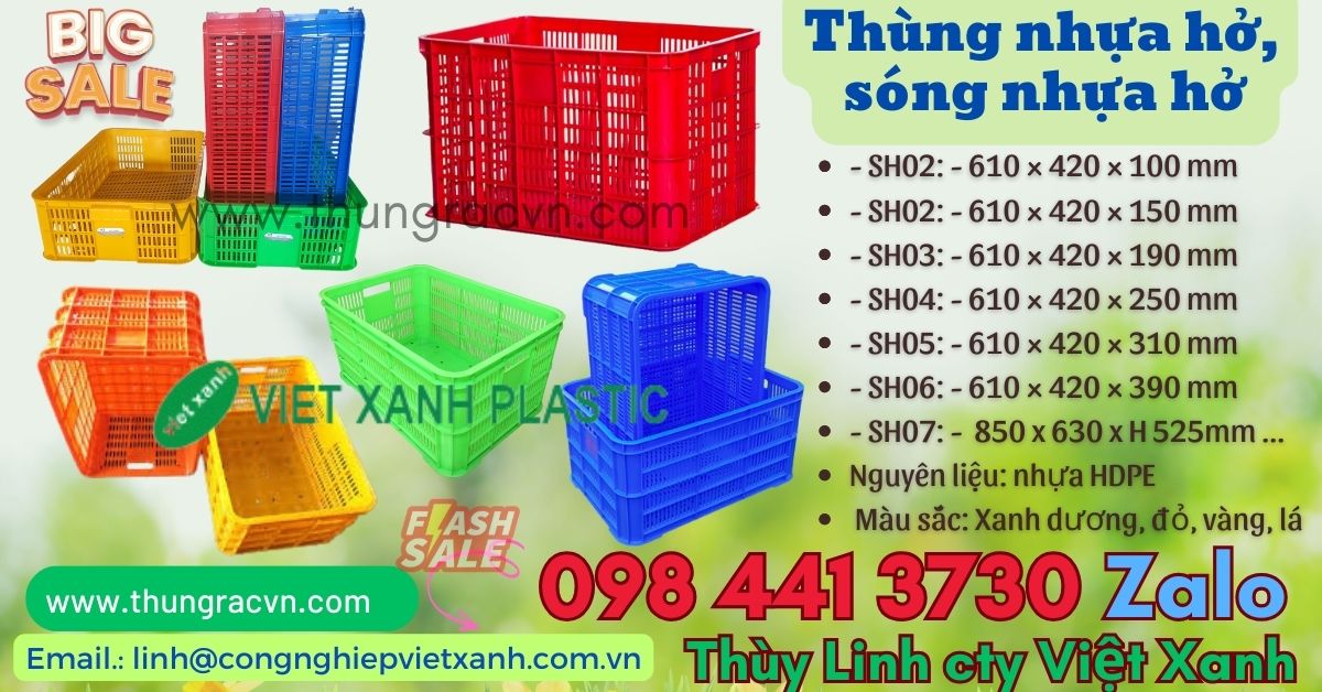 Pallet nhựa Việt Xanh