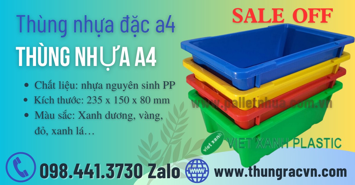 Pallet nhựa Việt Xanh