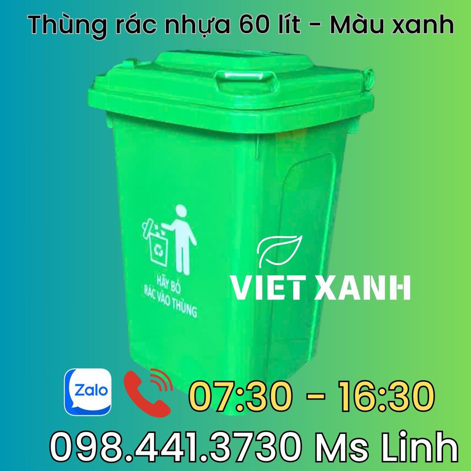 Thung-rac-nhua-60-lit-xanh